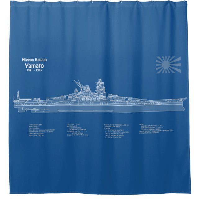Yamato - Ship Blueprint Plans ABD (Front)