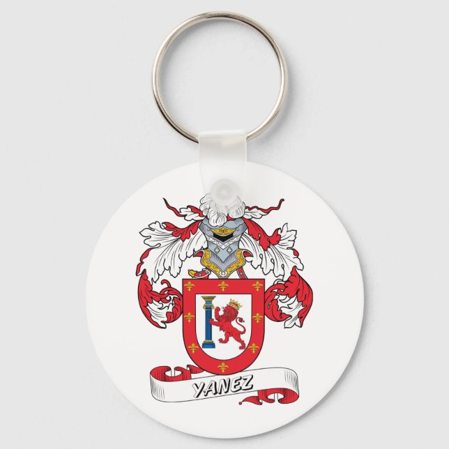 Yanez Family Crest Keychain (Front)