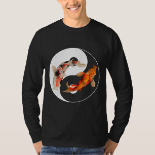 Yang Carp Balance Taijitu Japanese Nishikigoi Koi  T-Shirt
