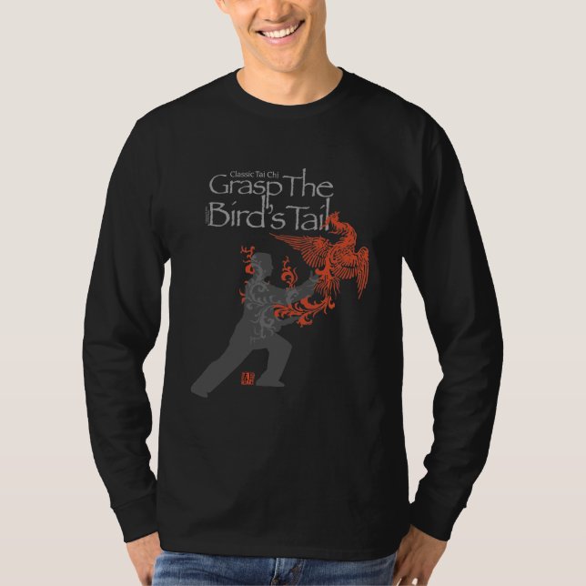 Yang Tai Chi 'Fire Phoenix' Dark Tee (Front)