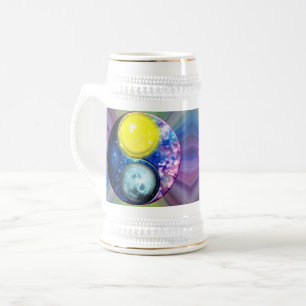 Yang-Yin / Sun-Moon Beer Stein