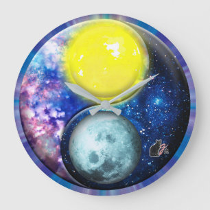Yang-Yin / Sun-Moon Large Clock