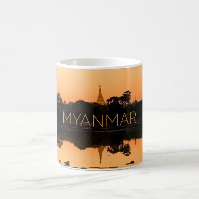 Yangon, Myanmar Travel Mug (Centre)
