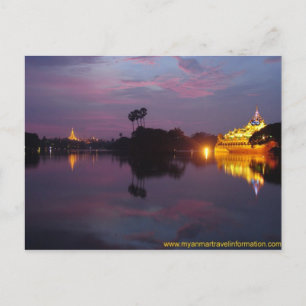 Yangon Royal Lake 1 Postcard
