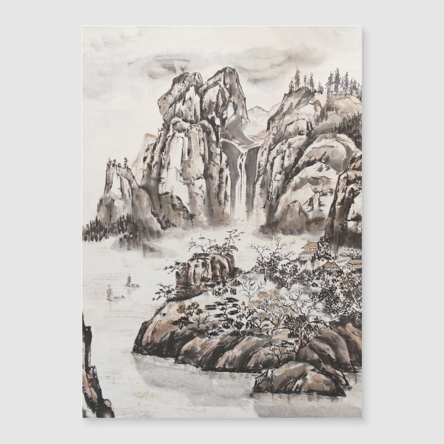 Yangze River with Waterfall (Front)