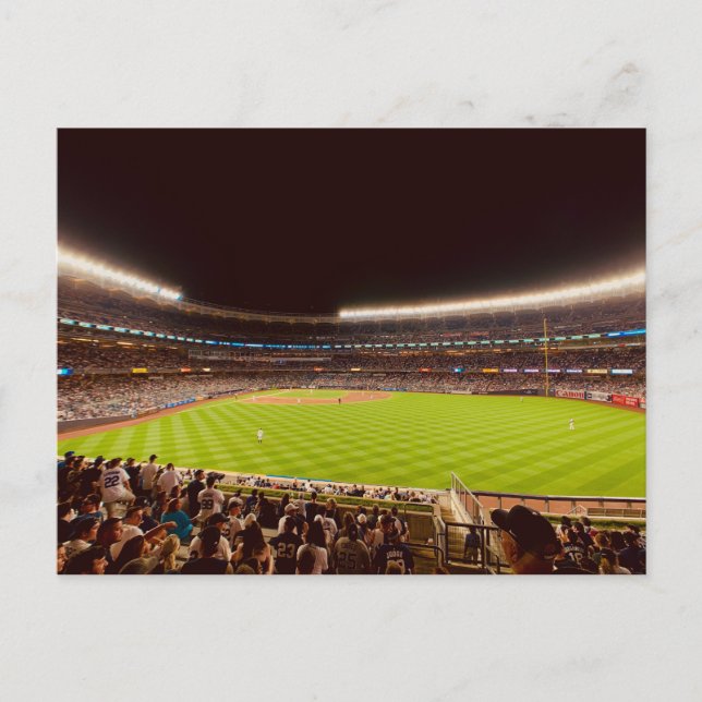 Yankee Stadium At Night (New York, NY) Postcard (Front)