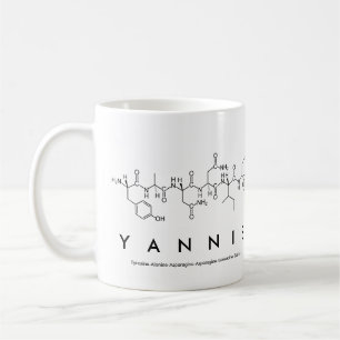 Yannis peptide name mug
