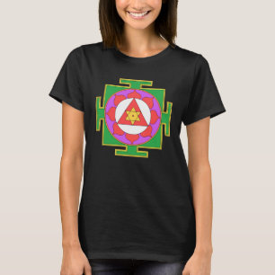 Yantra Symbol Indian Chart Yoga Workout T-Shirt