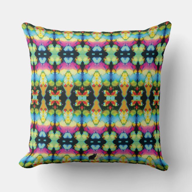 Yantrayonis KCFX Throw Pillow (Front)