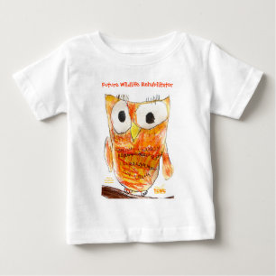 YAP Custom Designer Owl Youth Art Project Baby T-Shirt