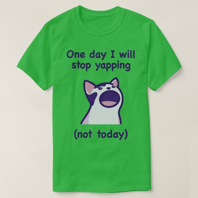 Yapping Dark Text T-Shirt (Design Front)