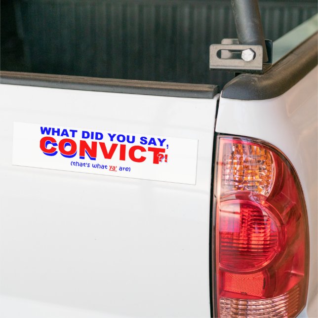 Yappy Clapback  Bumper Sticker (On Truck)
