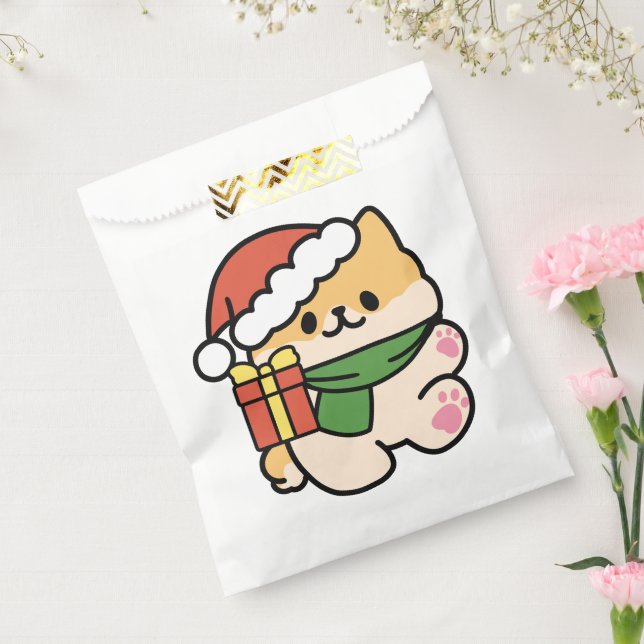 Yappy Howlidays - Cute Christmas Dog Cartoon Favour Bag (Sealed)