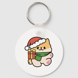 Yappy Howlidays - Cute Christmas Dog Cartoon Keychain