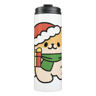 Yappy Howlidays - Cute Christmas Dog Cartoon Thermal Tumbler
