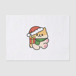 Yappy Howlidays - Cute Christmas Dog Cartoon Tissue Paper
