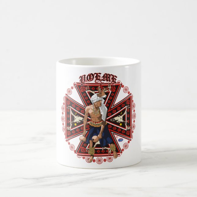 Yaqui Deer Dancer cup (Center)