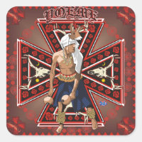 yaqui deer dancer sticker