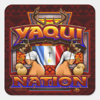 Yaqui Nation Flag Deer Dancer design