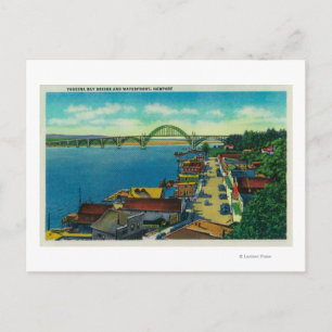 Yaquina Bay Bridge and waterfront Newport, OR Postcard