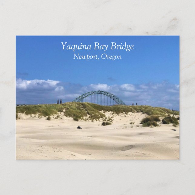 Yaquina Bay Bridge, Newport, Oregon Postcard (Front)