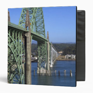 Yaquina Bay Bridge spanning the Yaquina Bay Binder