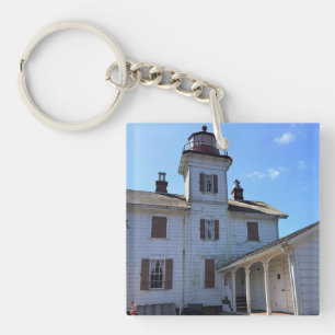 Yaquina Bay Lighthouse, Newport, Oregon Keychain