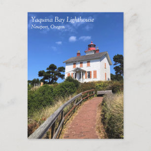 Yaquina Bay Lighthouse, Newport, Oregon Postcard