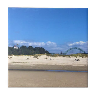 Yaquina Bay Lighthouse, Newport, Oregon Tile