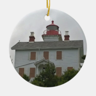 Yaquina Bay Lighthouse, OR Ceramic Ornament