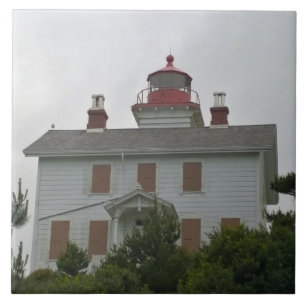 Yaquina Bay Lighthouse, OR Tile