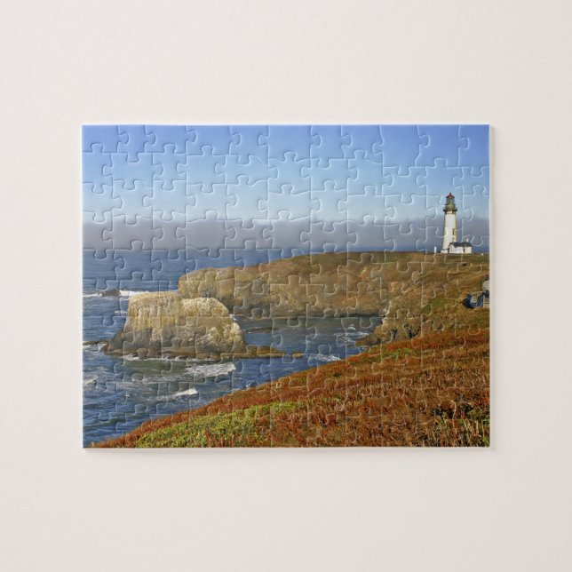 Yaquina Head Lighthouse at Newport Oregon Jigsaw Puzzle (Horizontal)