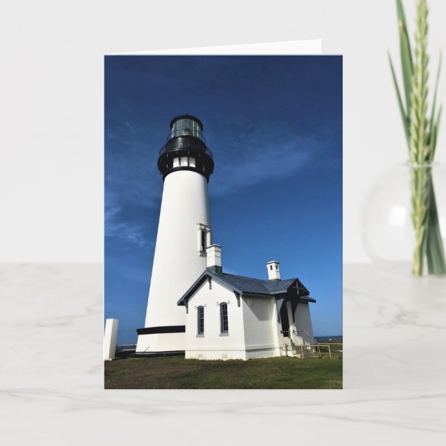 Yaquina Head Lighthouse, Newport, Oregon Card (Front)