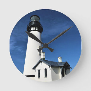 Yaquina Head Lighthouse, Newport, Oregon Round Clock