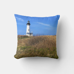 Yaquina Head Lighthouse, Newport, Oregon Throw Pillow