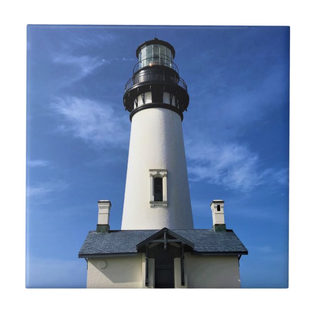 Yaquina Head Lighthouse, Newport, Oregon Tile (Front)
