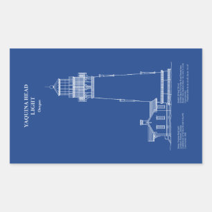 Yaquina Head Lighthouse - Oregon - AD Sticker
