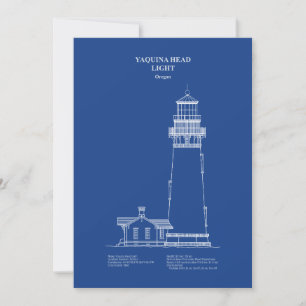 Yaquina Head Lighthouse - Oregon - AD Thank You Card