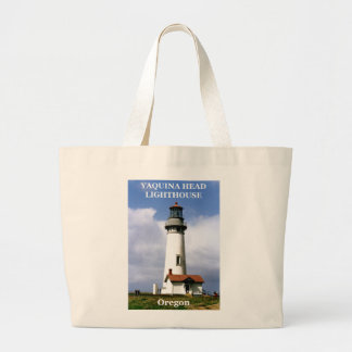 Yaquina Head Lighthouse, Oregon Large Tote Bag