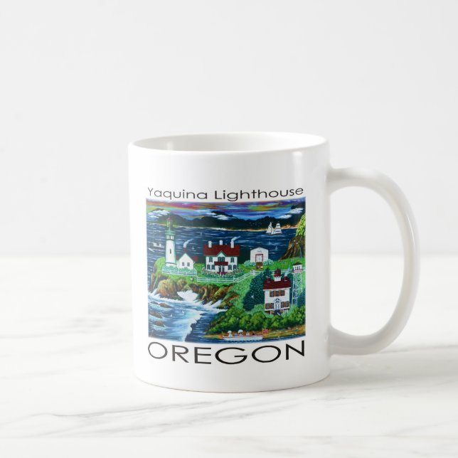 Yaquina Lighthouse ~ Oregon Coffee Mug (Right)