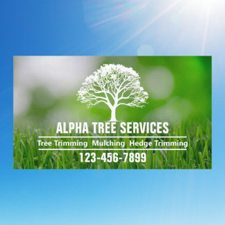Yard Lawn Care Landscaping Arborist Tree Service Business Card