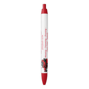 Yard maintenance Mower Black Ink Pen