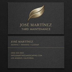 Yard Maintenance Professional Business Card