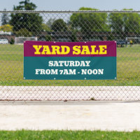 Yard Sale Custom Banner