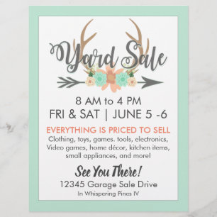 Yard Sale Flyer Template