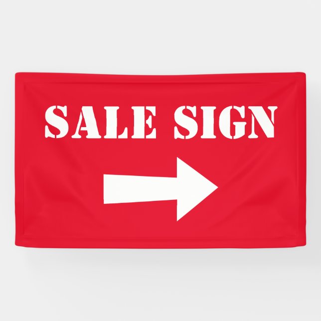 Yard sale or garage sale banner (Horizontal)