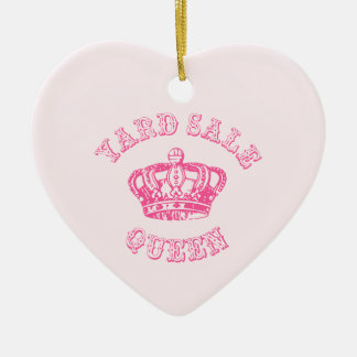 Yard Sale Queen Ceramic Ornament