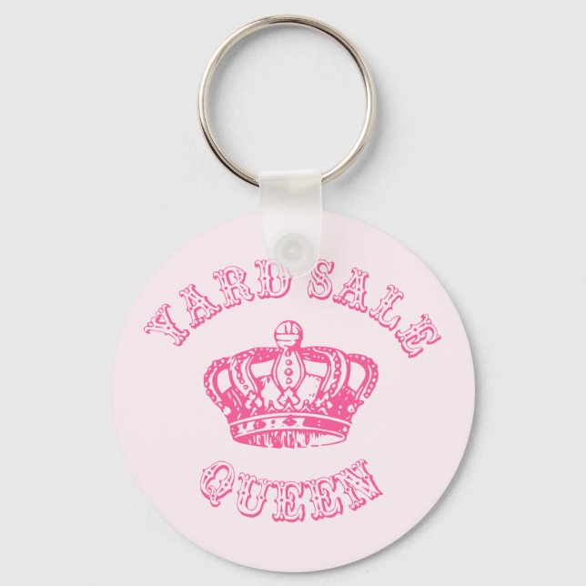 Yard Sale Queen Keychain (Front)