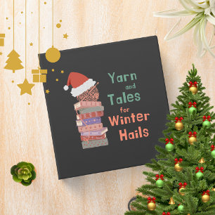 Yarn and Tales for Winter Hails Christmas Binder