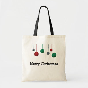 Yarn Ball Crafty Holiday Tote Bag